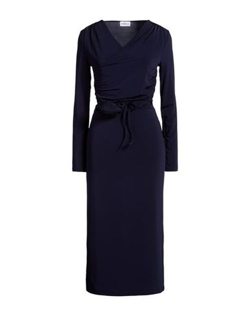 Woman Midi dress Blue Size M Viscose, Elastane