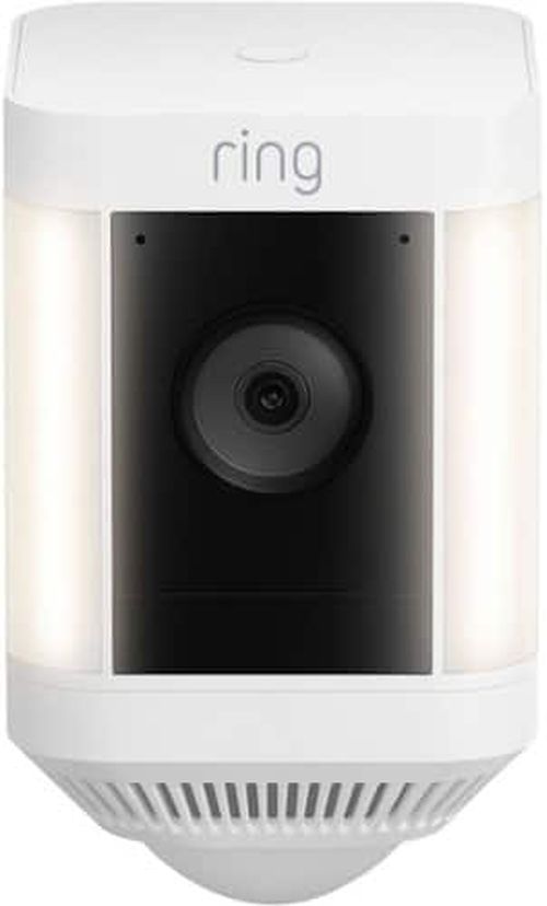 Spotlight Cam Plus Outdoor/Indoor Wireless 1080p Battery Surveillance Camera - White