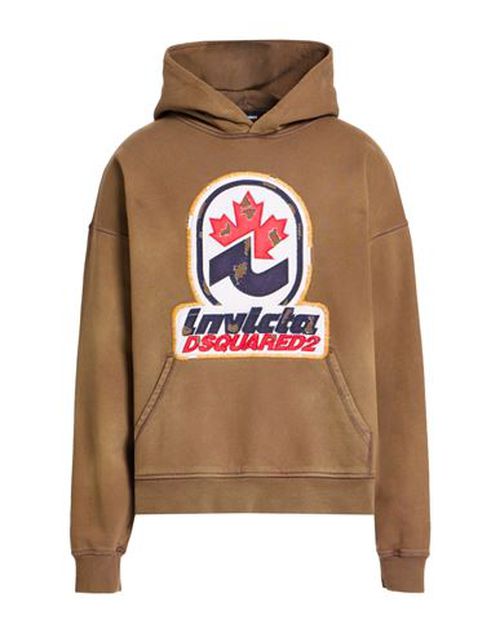 Man Sweatshirt Brown Size M Cotton