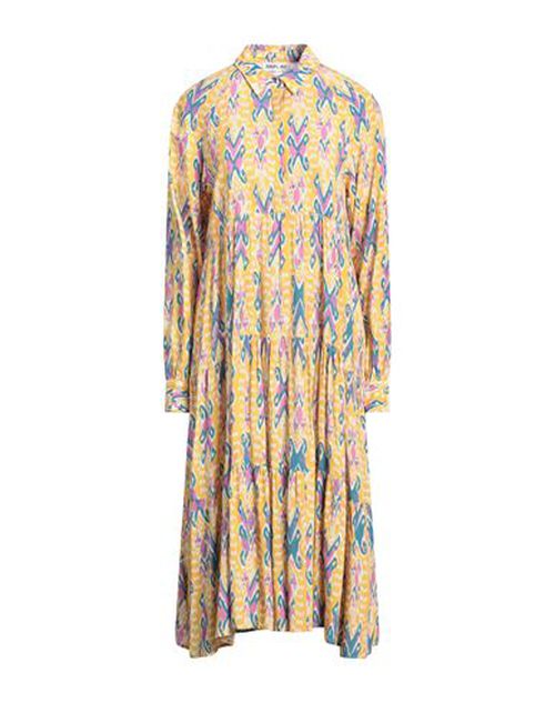 Replay For Impressionen Woman Midi dress Marigold Size M Viscose