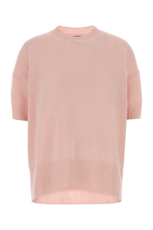 Cashmere Crewneck Sweater — Pink