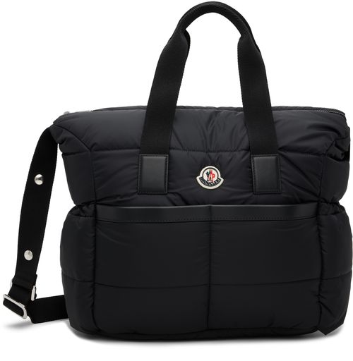 Baby Black Nylon Diaper Bag