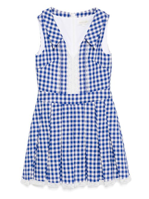 Checked dress - Blue