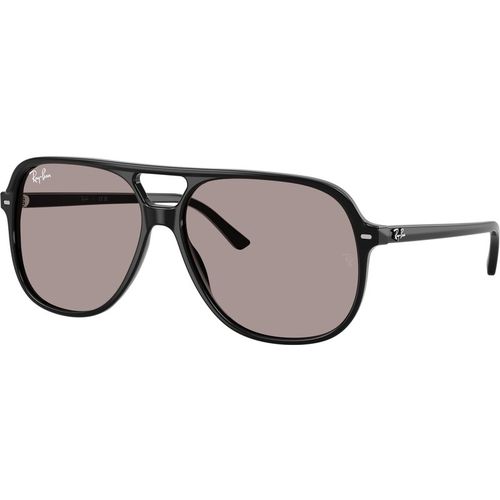 Ray - Ban Unisex Ray - Ban RB2198 BILL 901/53 Sonnenbrillen Acetat Schwarz Violett Quadratisch Norma