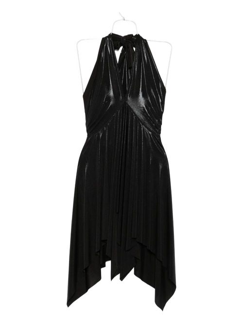 Halterneck mini dress - Black