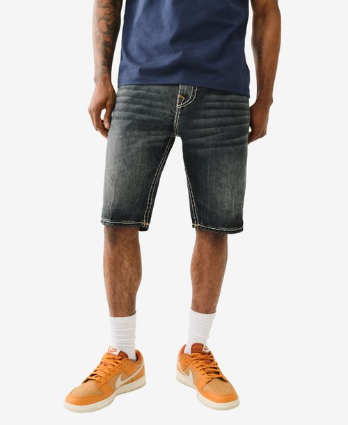Men's Rocco Super T Flap Shorts - Dark metal wash