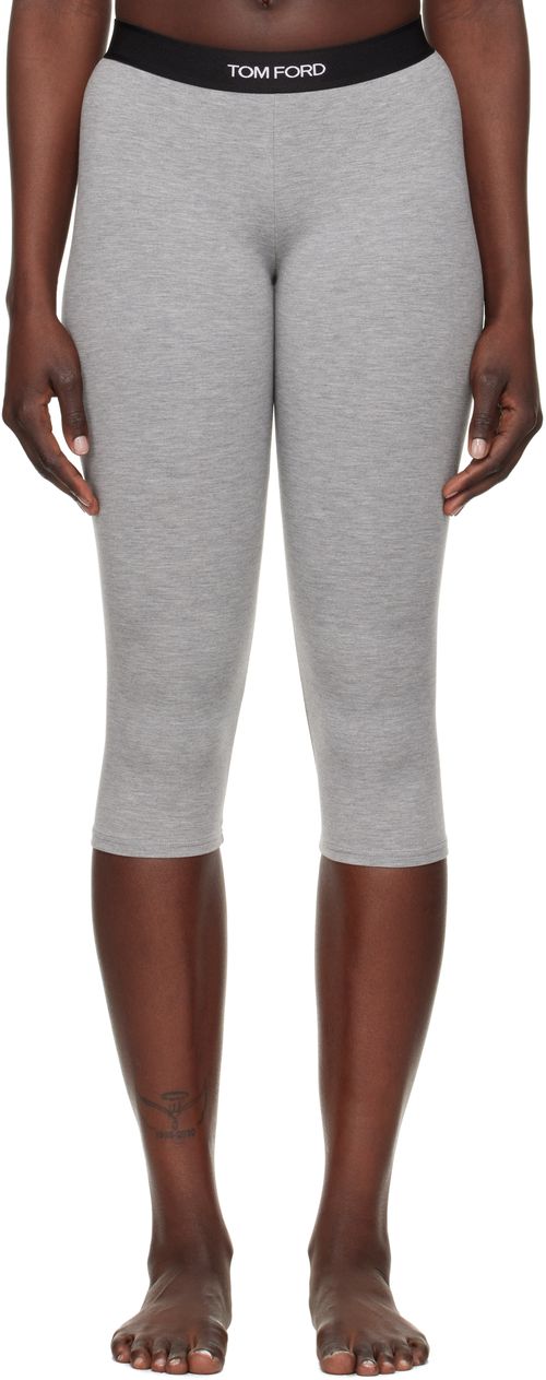 TOM FORD Gray Modal Yoga Short Leggings