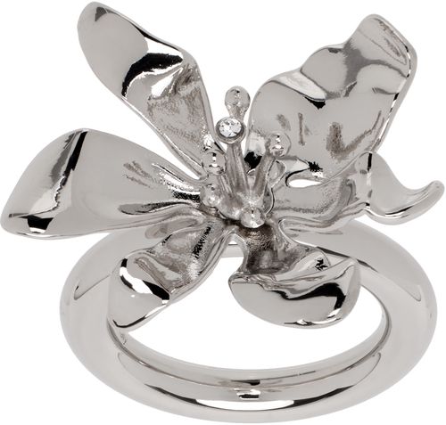 Acne Studios Silver Flower Ring