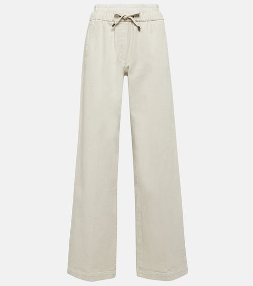 High-rise wide-leg jeans