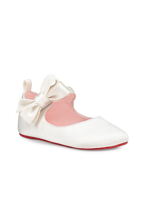 Baby Girl's Lou Babe Ballerina Flats - White