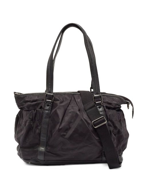 Leather diaper bag - Black