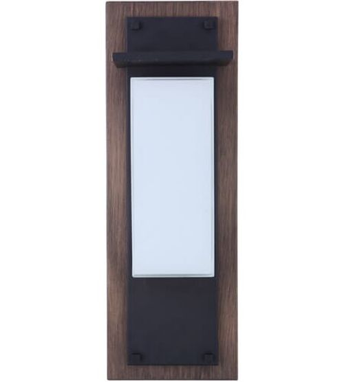 Whiskey Barrel Midnight LED Outdoor Lantern from the Heights Collection