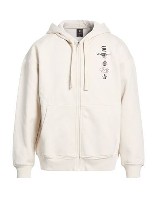 Man Sweatshirt Beige Size XXL Organic cotton, Recycled polyester