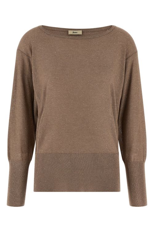 Lamé And Sequin Yarn Sweater