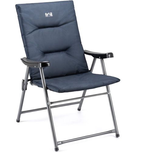 Folding Camping Chair Foam Padded High Back Fire Resistant Outdoor Garden Trail
