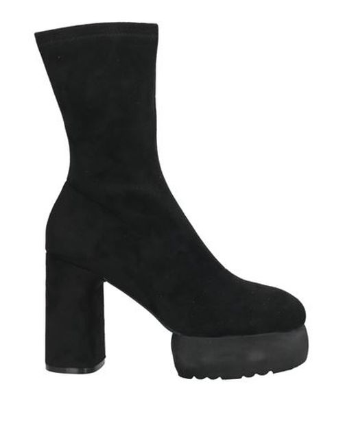 Woman Ankle boots Black Size 6 Textile fibers