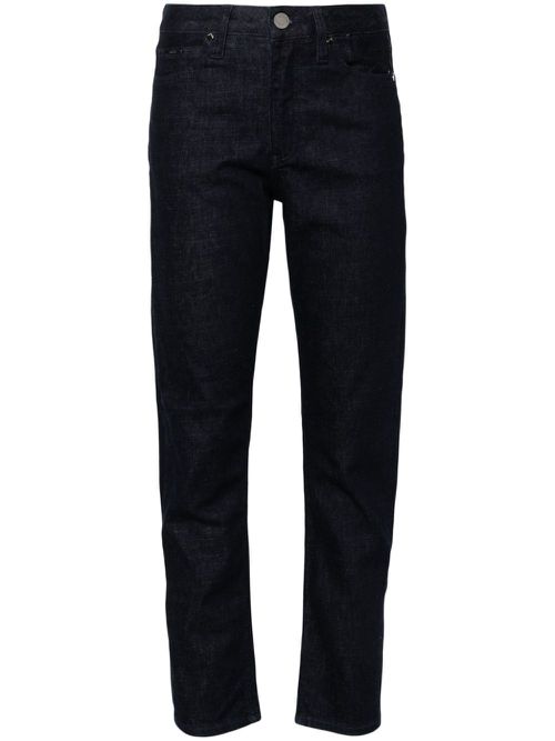 Mid-rise slim-cut jeans - Blue