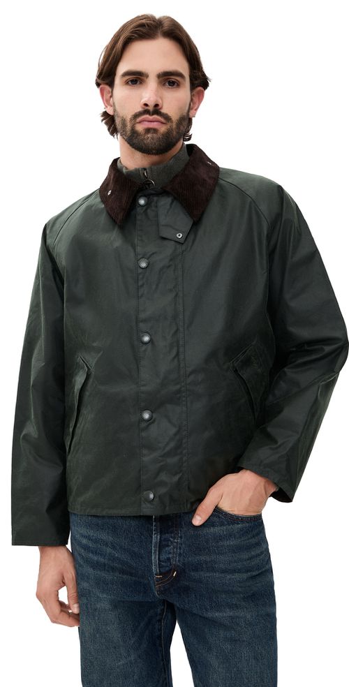 OS Transport Wax Jacket Sage