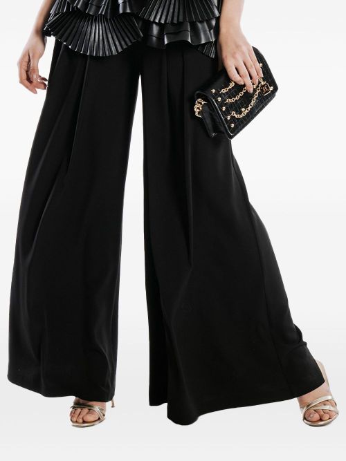 Pleated trousers - Black
