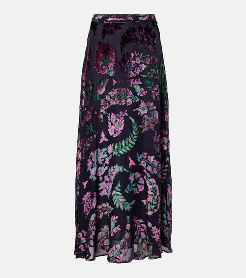 Floral maxi skirt