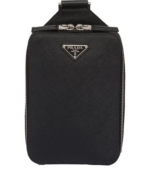 Brique Saffiano Leather Bag