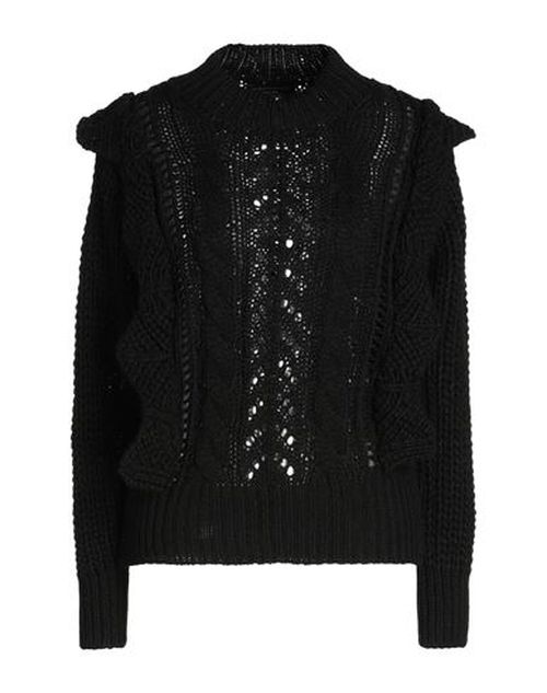 Woman Turtleneck Black Size ONESIZE Acrylic, Viscose, Wool, Alpaca wool
