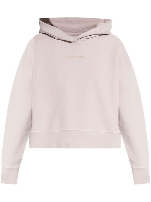 Logo-print hoodie - Pink