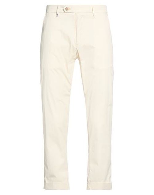 Man Pants Cream Size 26 Cotton, Polyamide, Elastane