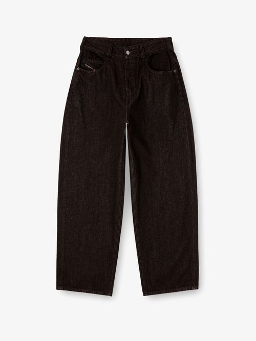 Relaxed-Fit Denim Jeans — Black