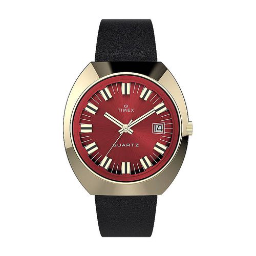 Q 1972 Reissue Quartz Burgundy Dial Mens Watch TW2V25400