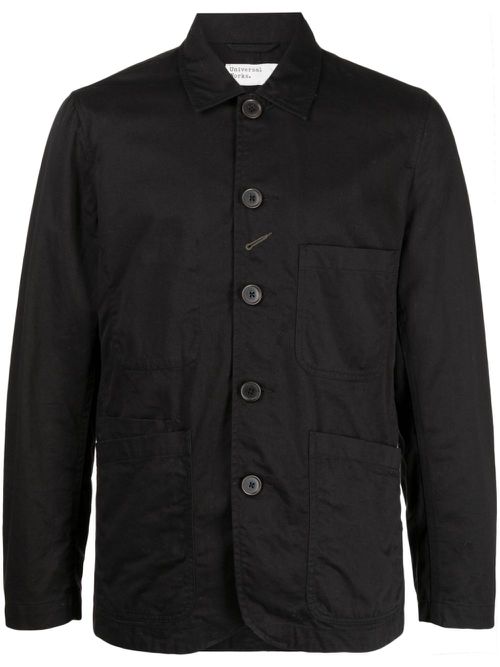 Long-sleeve cotton shirt - Black