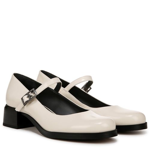 Sarto Pesara Mary Jane Shoes (Vanilla White Leather)