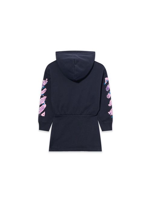 Diag Splat Hoodie Dress