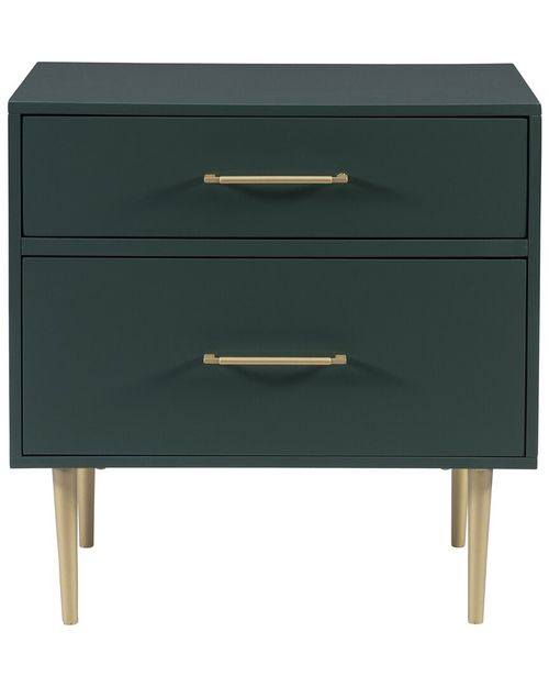 Gwyneth Glam 2-Drawer Night Stand