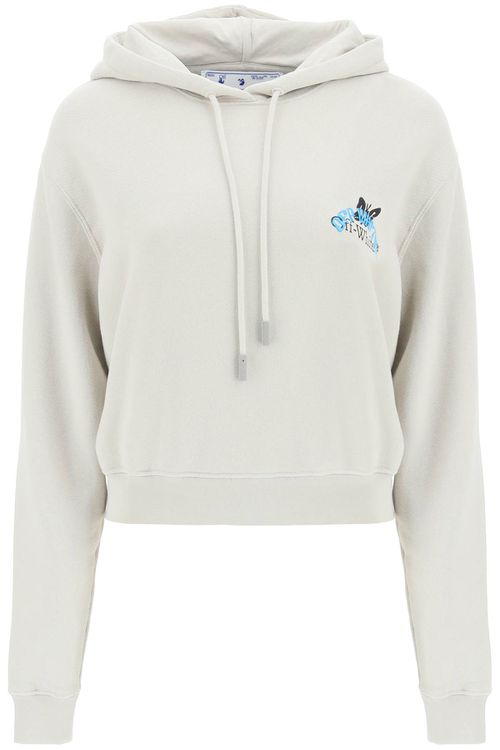 Butterfly Cropped Hoodie