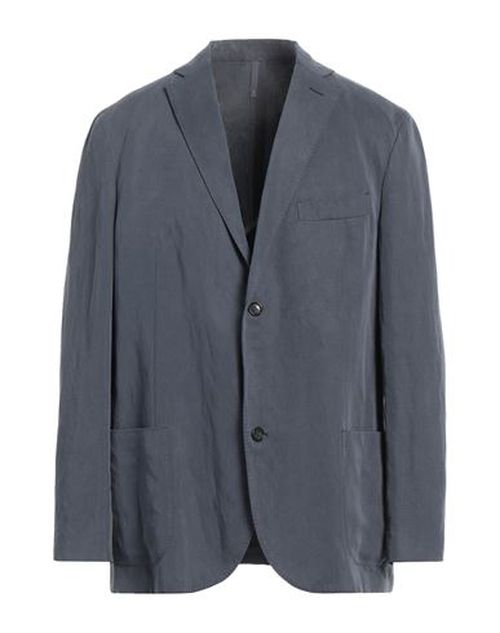Man Blazer Slate blue Size 44 Lyocell, Linen