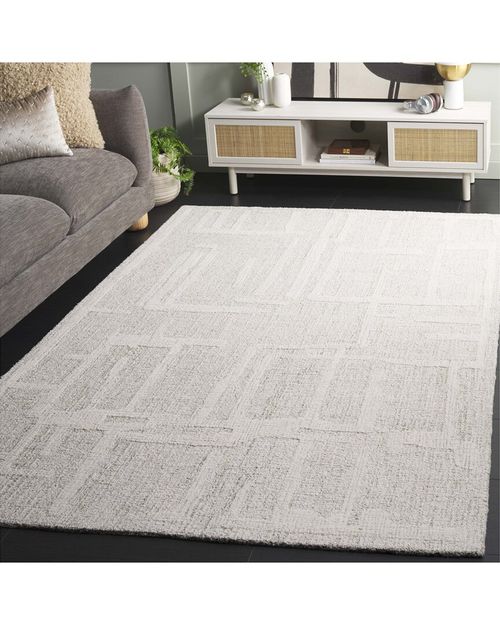 Abstract Sage Loom Hand-Tufted Wool Rug