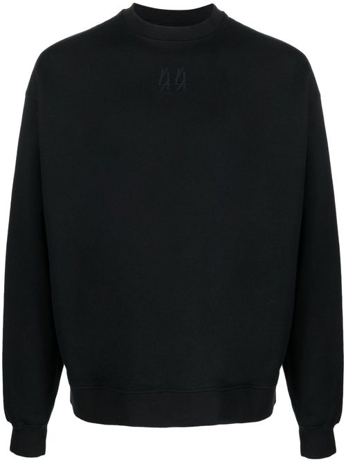 Graphic cotton sweatshirt - Black