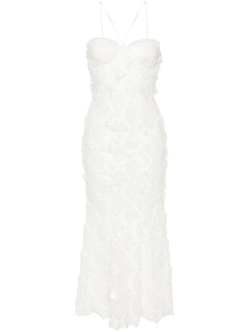 Sequinned maxi dress - White