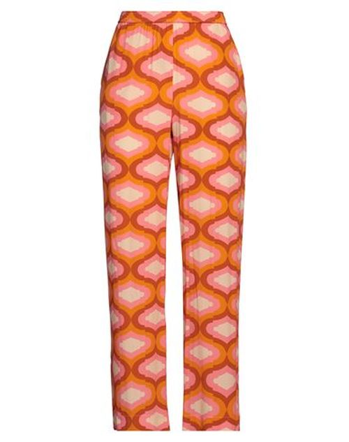 Woman Pants Orange Size L Viscose