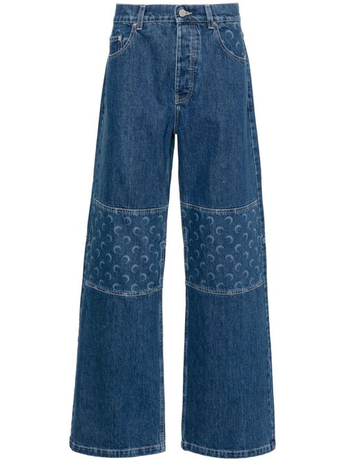 Regenerated wide-leg jeans - Blue