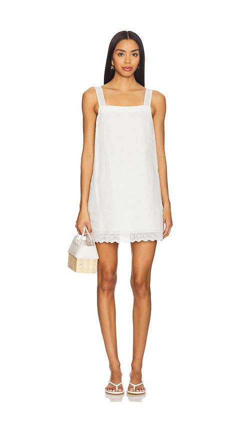 Posse Grace Mini Dress in White. - L also in