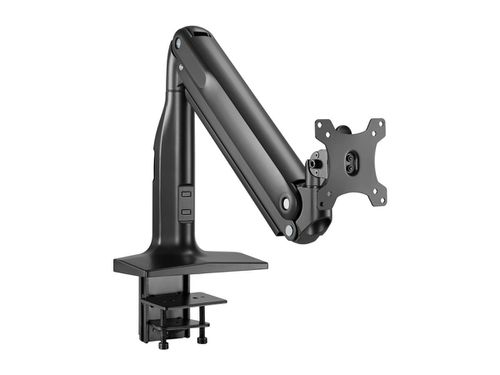Workstream by Heavy-Duty Single-Monitor Full-Motion Adjustable Gas-Spring Desk Mount for 32~49in Monitors