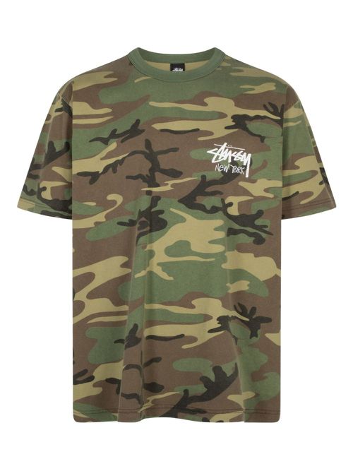 Basic "New York Exclusive - Camo" T-shirt - Brown