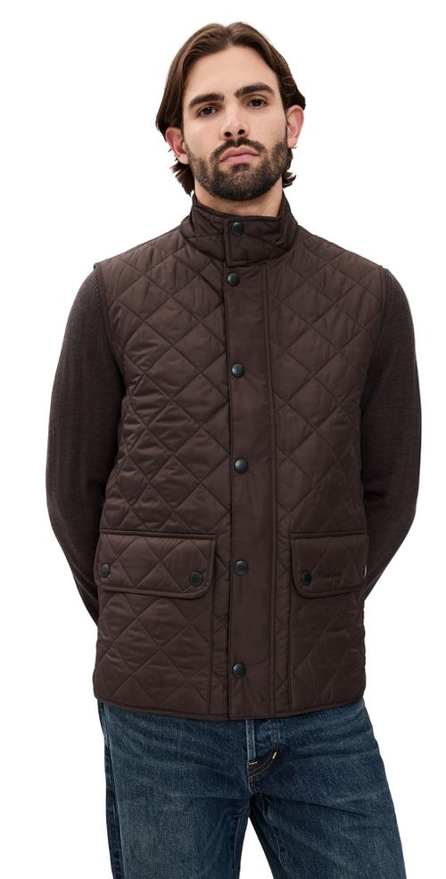 New Lowerdale Quilted Gilet Black Oak