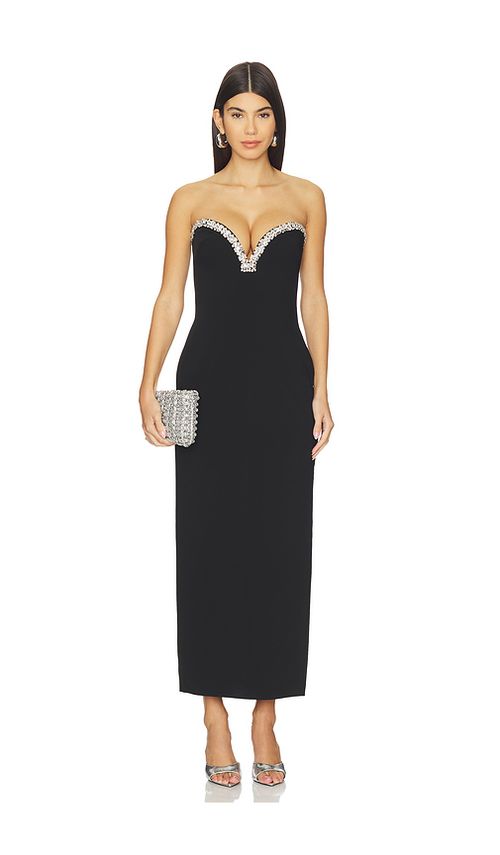 MAJORELLE Emiliana Gown in Black. XS also in L, M, S