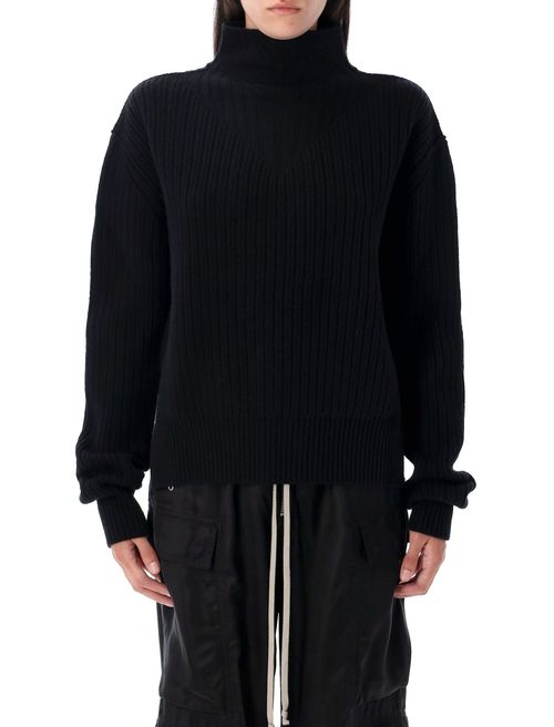 Turtleneck Ribbed Sweater