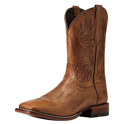 ARIAT BMVY9 Mens Circuit Rockridge Western Boot Dark Coffee/Conch Tan