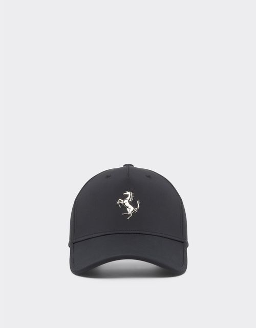 Baseball cap with metal Prancing Horse