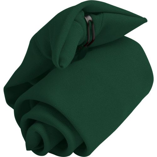 Premier Tie - Mens Plain Clip On Tie (Pack of 2) (Bottle Green) - One Size
